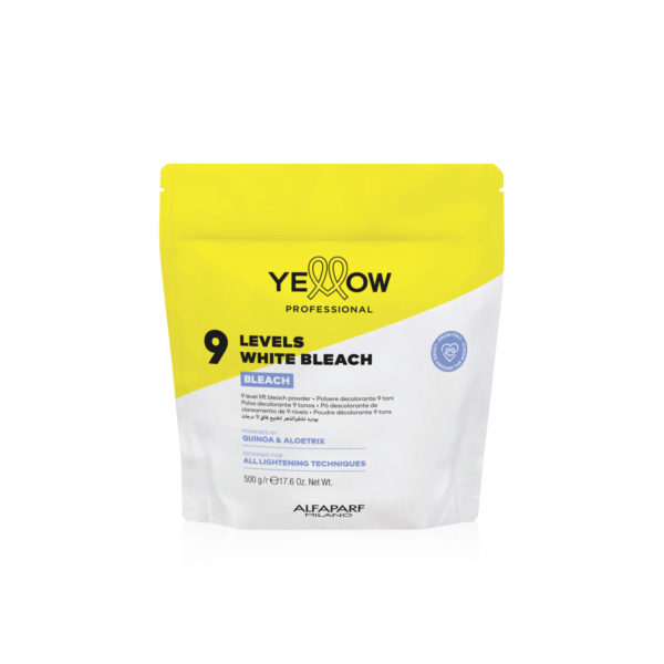 Yellow Alfaparf 9 Levels White Bleach Decolorante 500 g