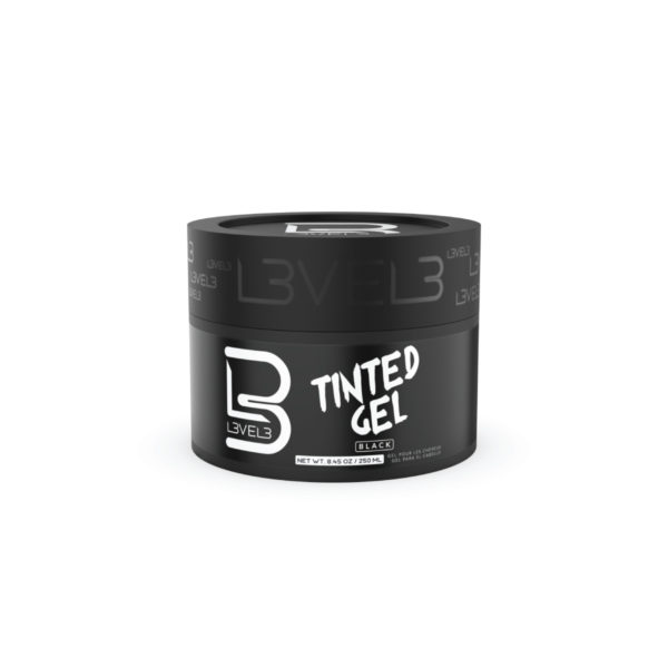 LEVEL3 LV3  Tinted Hair Gel Black Color 250 ml