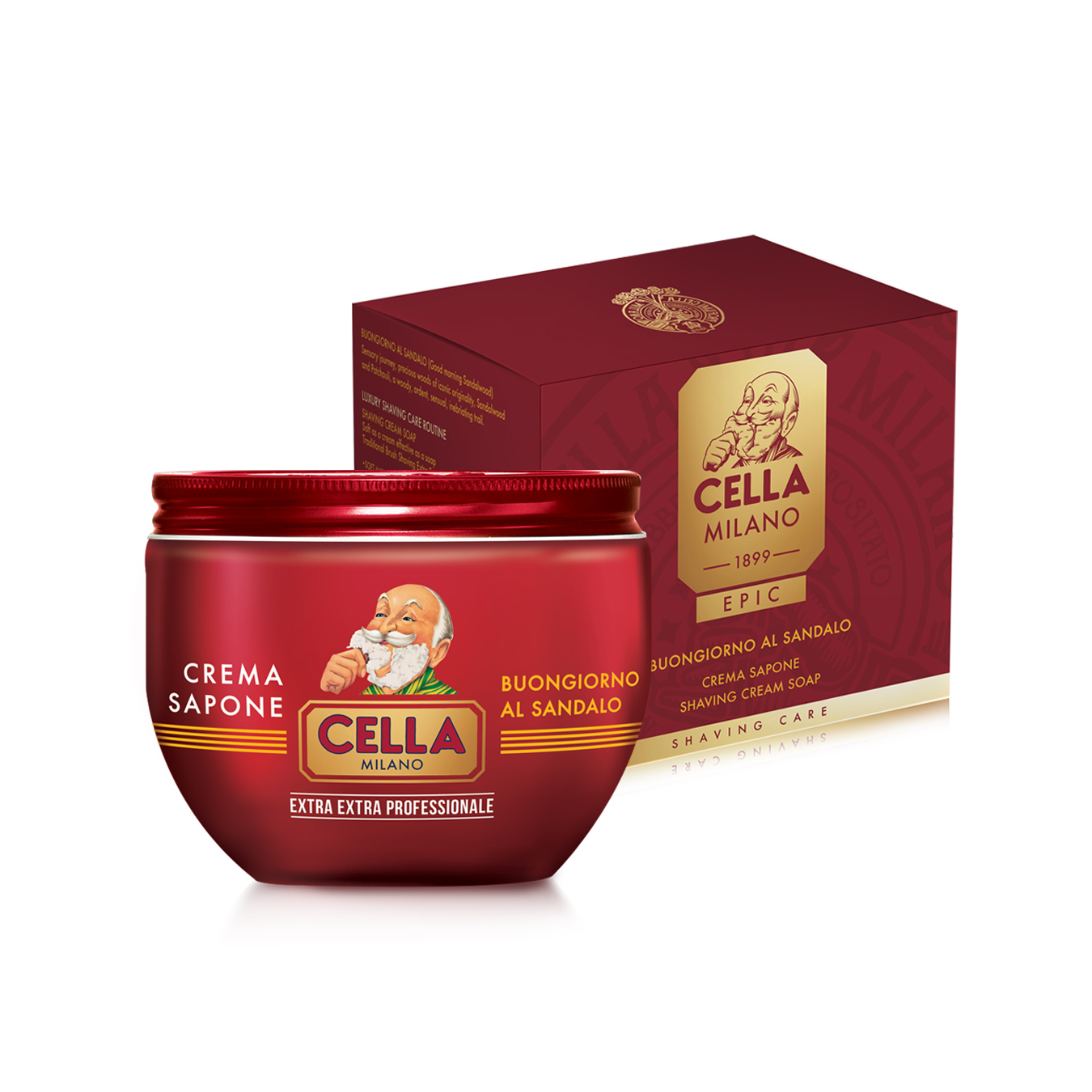 Crema Sapone Buongiorno al Sandalo 300 Ml Cella Milano Epic