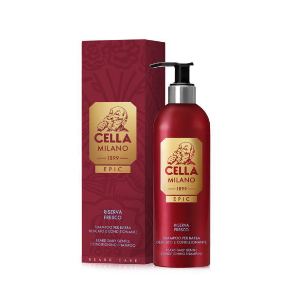 Shampoo per Barba Delicato Condizionante Riserva Fresco 175 Ml Cella Milano Epic