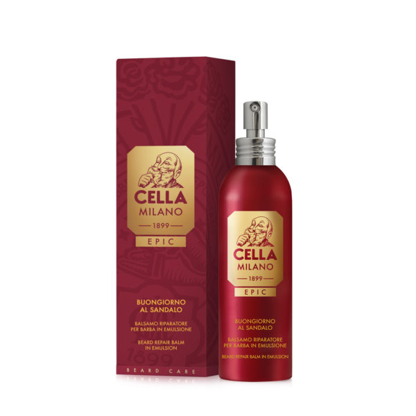 Balsamo Riparatore per Barba in Emulsione Buongiorno al Sandalo 100 Ml Cella Milano Epic