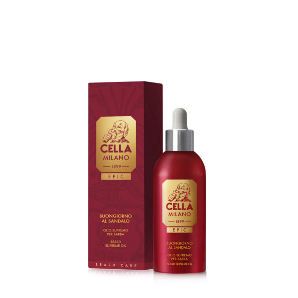 Olio Supremo Per Barba Buongiorno al Sandalo 50 Ml Cella Milano Epic